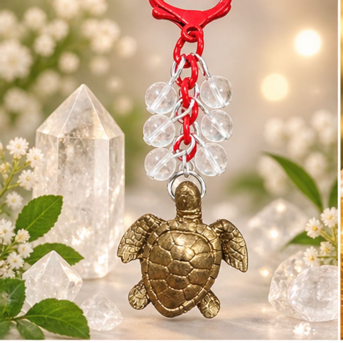 Turtle Crystal Charms