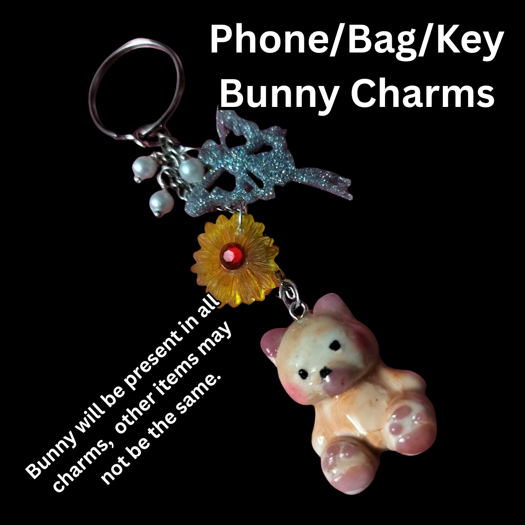 Bunny Charms For Phones/Bags/Keys